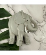 Burwood Vintage Elephant Wall Hanging Nursery Decor Gray Animal Small Home - $14.84