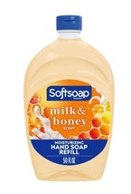 Softsoap Liquid Hand Soap Refill, Milk and Honey, 50 fl oz - £10.35 GBP