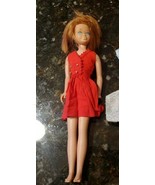 Barbie Skipper 1963 Red Hair Straight Leg Blue Eye Japan Mattel DAMAGED - £19.74 GBP