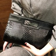 H gofrado snake pattern for lady handbag fashion chain shoulder messenger bag party red thumb200