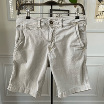 American Eagle Light Khaki Stone Flat Front Shorts 29 x 9” - $14.40