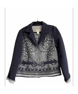 Vintage J. Marco Galleries Button Down Knit Sweater Blazer- M - $40.62 CAD