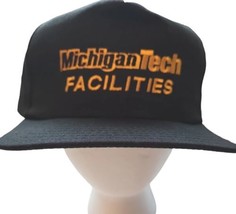 Michigan Tech Facilities Adjustable Snap Back Baseball Style Cap Hat Vin... - $15.75