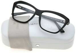 New Swarovski Gypsy Sw 5193 001 Shiny Black Eyeglasses Glasses 56-13-135mm Italy - £115.11 GBP
