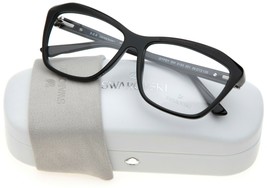 NEW SWAROVSKI GYPSY SW 5193 001 SHINY BLACK EYEGLASSES GLASSES 56-13-135... - $146.99