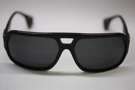 Authentic CHROME HEARTS &quot;Boink&quot; Black Frame Silver Cross Aviator Mens Sunglasses - £720.94 GBP