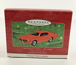 Hallmark Keepsake Christmas Ornament 1969 Pontiac GTO The Judge Classic Car 2000 - £19.16 GBP