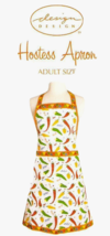 Hostess Apron Zesty Peppers with Fun Fiesta Colors Cotton NIP Design India - $301.52 MXN