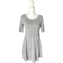 Popular Basics Vintage Womens Juniors Casual Fit and Flare Dress Gray Size XL - £18.54 GBP