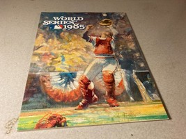 Vintage 1985 MLB World Series Kansas City Royals vs St Louis Cardinals Program - £7.82 GBP