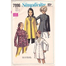 Vintage Sewing PATTERN Simplicity 7996, Two Lengths 1968 Meditation or Guru - $28.06
