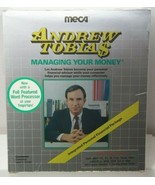 Andrew Tobias Managing Your Money 1985 MECA IBM/Tandy DOS PCs W/ 5.25” Disk CIB - $30.00