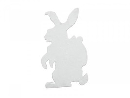 EUROPALMS Silhouette Easter Bunny, White, 23 5/8in - £8.68 GBP