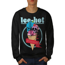 Wellcoda Ice Hot Summer Mens Sweatshirt, Skulls Casual Pullover Jumper - £23.72 GBP+