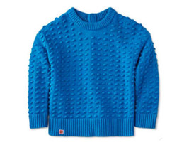 NWT LEGO Collection x Target Toddler Blue Adaptive Textured Sweater Sz 2T - £23.73 GBP