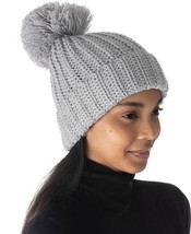 MSRP $29 Jenni Solid Ribbed Beanie Gray Size One Size - £5.70 GBP
