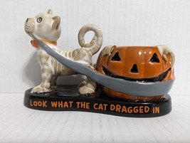Yankee Candle Boney Bunch Look What The Cat Dragged In Tealight Holder 2016 - £19.28 GBP