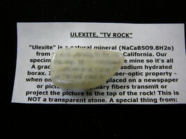 (r34-51) 1-3/8&quot; Ulexite gemstone Mineral TV rock Boron California mine s... - €9,36 EUR
