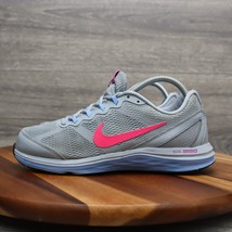 Nike Shoes Womens 9 Gray Blue Pink Dual Fusion Run 3 Lace Up Active Sneakers - £35.07 GBP