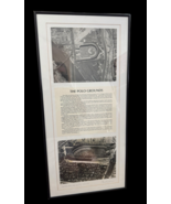 The Polo Grounds Baseball Framed Photographed Signed Numbered NY 30 x 14" - $125.00