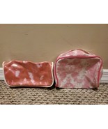 Lot of 2 Mark Avon Makeup Bags 7&#39;&#39;, 8&#39;&#39; Pink - $13.82 CAD