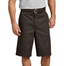 Dickies Men&#39;s 13 Inch Loose Fit Multi-Pocket Work Short, Dark Brown, 30 - £18.03 GBP