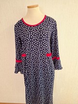 NEW Tiana B. Size M 8 10 Washable Poly blend Polka Dot Dress NWT - $14.84