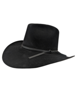 Bailey Felt 3X Black Cowboy Western Hat 56 USA Quality - €42,11 EUR