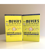 Mrs. Meyer&#39;s Clean Day Dryer Sheets Lemon Verbena 80 Sheets - Lot of 2 N... - €51,66 EUR