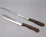 Ekco Vanadium Flint Arrowhead Stainless  Butcher Knife &amp; Bread Knifes US... - $19.34