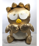 Vintage Sanrio Smiles Badtz-Maru Jumbo 21&quot; Plush Stuffed Toy Shiny Gold ... - €129,33 EUR