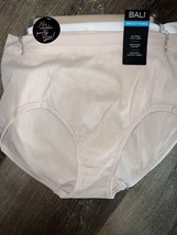 Bali ~ 3-Pair Womens Smoothing Brief Underwear Panties Nylon Blend ~ XL/8 - £18.75 GBP