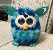Tiger Electronics Furby Boom BLUE WAVES Interactive Toy - TESTED &amp; WORKS!!! - £32.85 GBP
