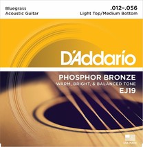 Phosphor Bronze Acoustic Guitar Strings, Bluegrass, 12-56 - £18.97 GBP
