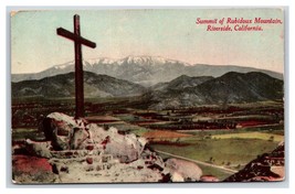 Cross on Rubidoux Mountain Summit Riverside California CA UNP DB Postcard D21 - $2.92