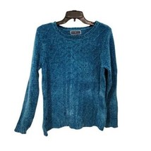 Karen Scott Womens XL Aqua Lake Blue Long Sleeve Sweater NWT CB49 - £18.48 GBP