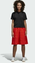 Adidas Originals Women CLRDO Grid 80&#39;s Retro Loose Shorts Orange Size S(4/6) - £24.15 GBP