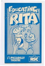 Educating Rita Piccadilly Theatre London 1981 Mark Kingston Shirin Taylor - £10.95 GBP