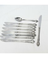 Ekco Beaumont 8 Dinner Knives + 1 Teaspoon Lot of 9 - $278.05 MXN