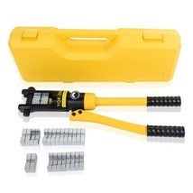 16T Hydraulic Crimping Tool 9 AWG to 600 MCM Battery Cable Crimping Tool 0.87 in - $68.90