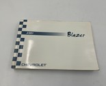 2004 Chevy Blazer Owners Manual Handbook OEM I03B35060 - $14.84