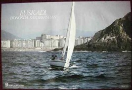 Original Poster Spain Basque Euskadi Sebastian Sea - £44.39 GBP