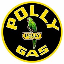 Polly Gas 24&quot; Round Embossed Tin Metal Sign - £59.31 GBP