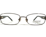 Coach Eyeglasses Frames MONA 1008 DARK BROWN Rectangular Full Rim 51-17-135 - $65.09