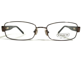 Coach Eyeglasses Frames MONA 1008 DARK BROWN Rectangular Full Rim 51-17-135 - £51.90 GBP