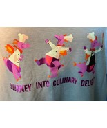 Disney Figment Passholder Shirt Journey Culinary Delight Epcot Food Wine... - $23.07