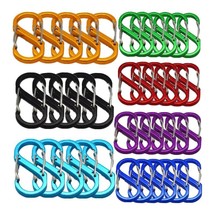 Carabiner Hook Clip Alloy Outdoor Camping Fishing Climbing Buckle Snap Clip Tool - £9.42 GBP