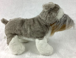 GANZ Webkinz Schnauzer Plush Stuffed Animal Puppy Dog Realistic HM159 No Code - £10.43 GBP