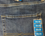 Lucky Brand Men’s 412 Athletic Slim 2 Way Stretch Jeans Blue 38W x 30L - $31.68