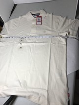 Izod Heritage Polo Half Button Shirt Men’s Size XS Cl Off White - $22.76